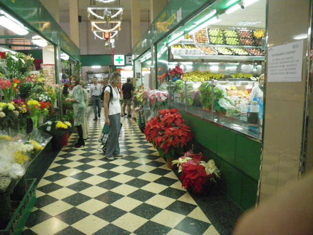 Las Palmas le marché côté fleurs